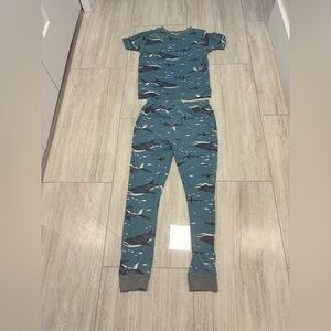 Carters Boys Blue Whale Pajama Set Size 10